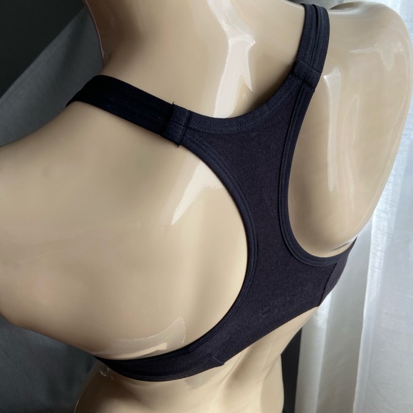 34 Racerback black cotton fruit of the loom bra - Picture 3 of 9